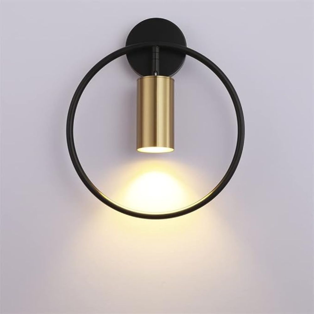 LumaGlow_LED_Wall_Sconce_17W_Iron_Glass_Light_with_Dual-Tone_Illumination-Wall_Lamps-Black_and_Gold-Single_Wall_Sconce-Loma-Nova_980dcbd4-2e39-4324-9a1c-03e809ca9c141